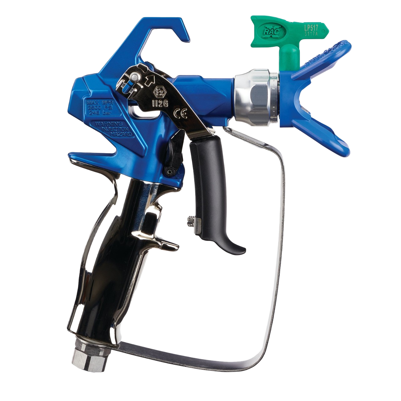 FUNTECK Airless Spray Gun Compatible with Graco Airless Paint Sprayers,  Including 517 Tip and Nozzle Gurad, 3600 PSI
